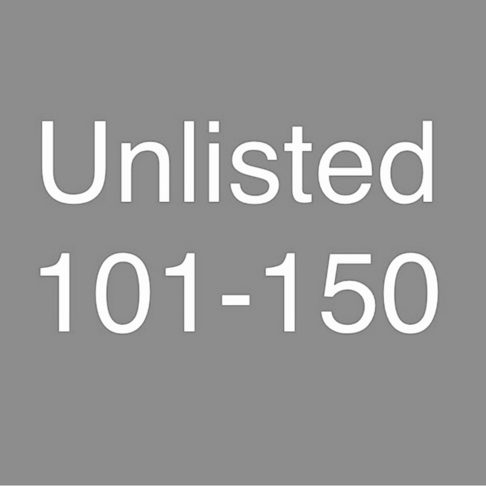 101-150 Unlisted items 2/4